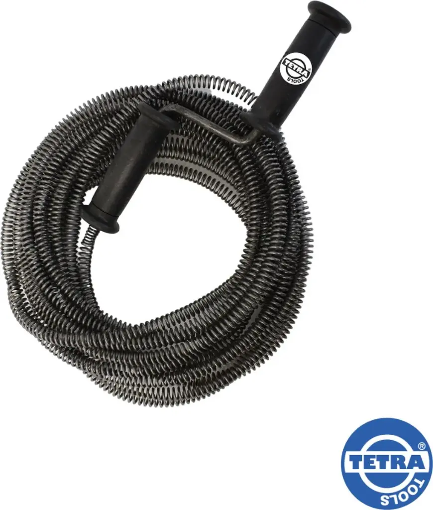 10mm Plumber Snake Wire Pipe Cleaner, 10m Length | Technotrading